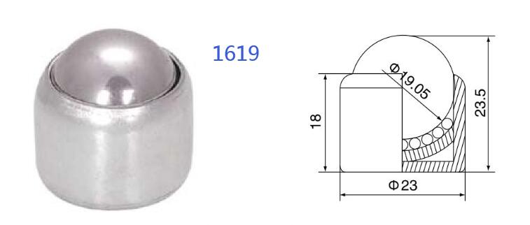 spring load ball transfer unit وحدة نقل الكرة تحميل الربيع