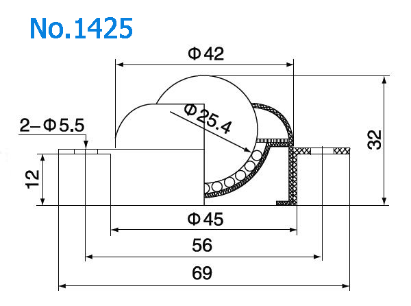 base fitting ball transfer unit وحدة نقل الكرة المناسبة الأساسية
