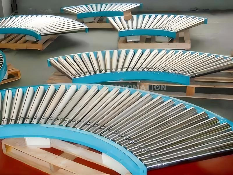 ناقلة أسطوانية منحنية متوسطة التحمل مدفوعة بالحزام O