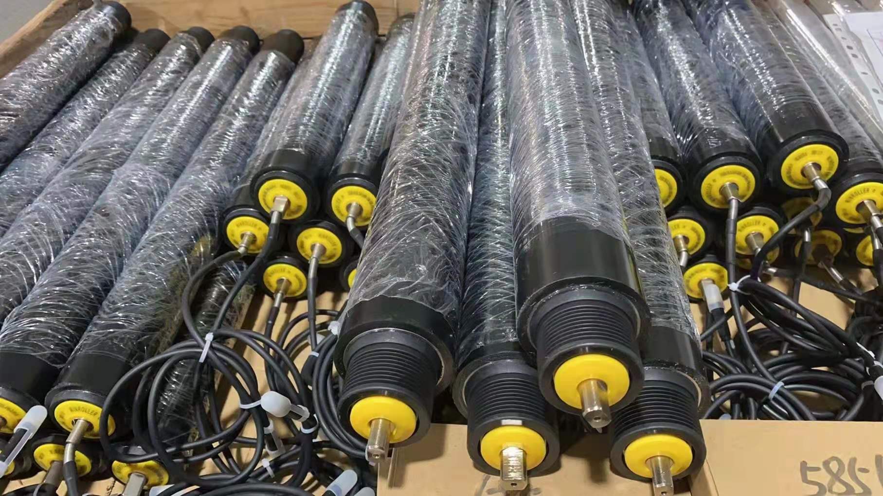 بكرة بولي-V التيار المباشر محرك فولاذ مدفوع مع طلاء PU