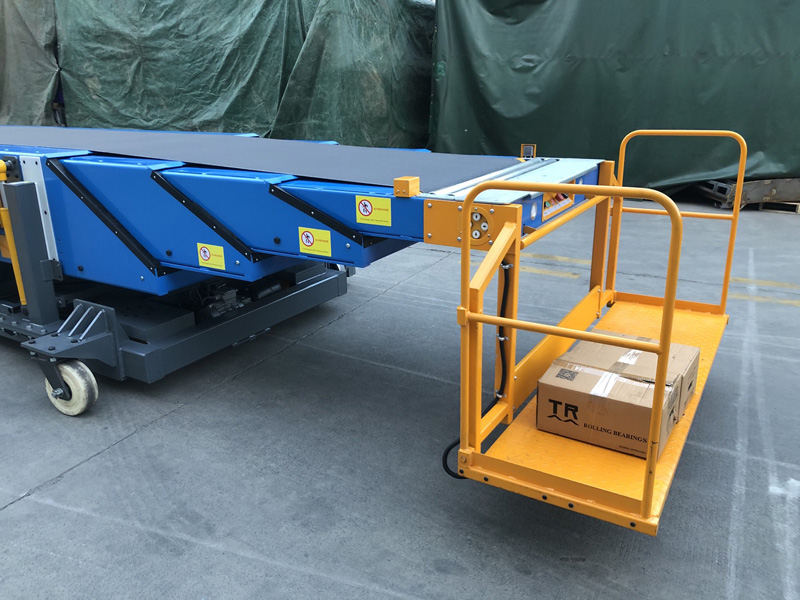 ناقل حزام تلسكوبي من النوع المنقول