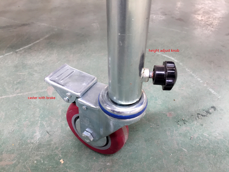 الخروع مع الفرامل