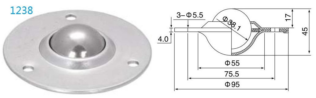 وحدة نقل الكرة شفة مستديرة