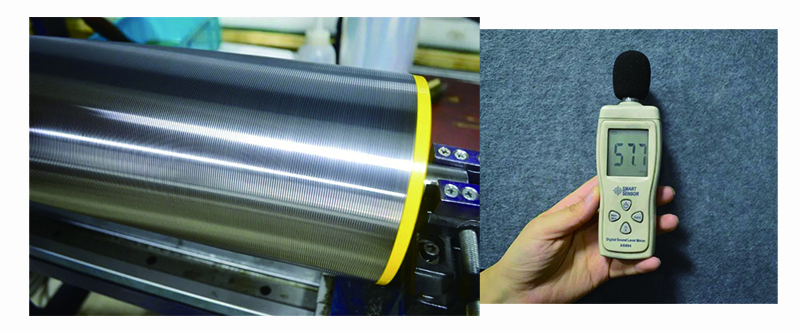 اختبار الضوضاء الأسطوانة