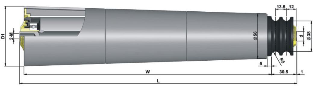 TP660 بكرة ذات حزام O ذات أكمام مدببة