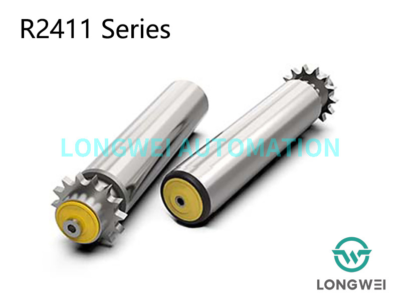 أسطوانة ناقلة مدفوعة بسلسلة مسننة من الصلب بصف واحد متوسطة التحمل