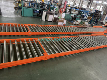 ناقل أسطوانة الجاذبية المعياري لنظام أرفف تدفق البليت