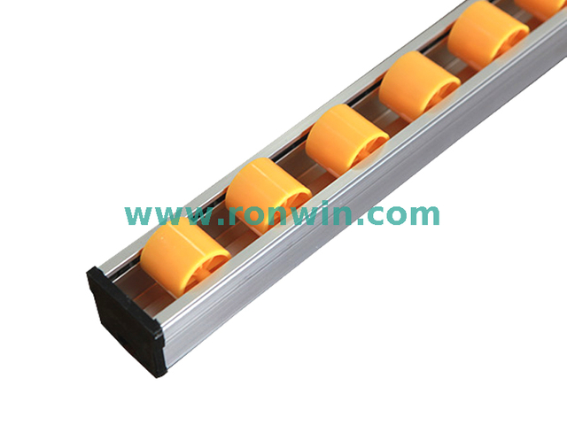 ضياء. مسار تدفق كرتون من سبائك الألومنيوم بعجلة 28 مم