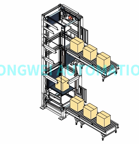 ناقل المصعد العمودي بسلسلة السحب المستمر