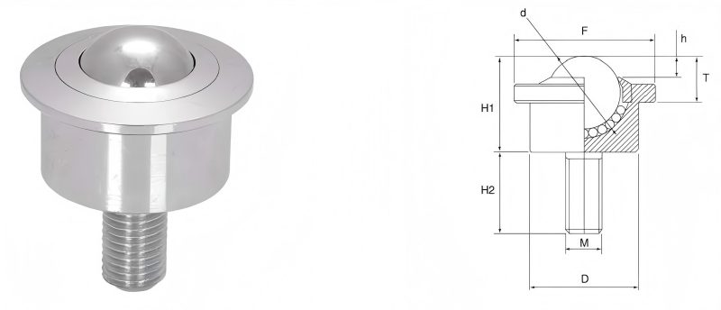 وحدة نقل الكرات الفولاذية شديدة التحمل