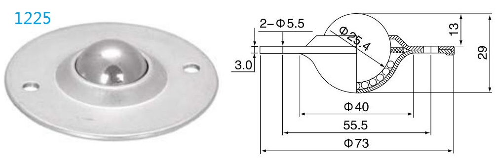 وحدة نقل الكرة شفة مستديرة