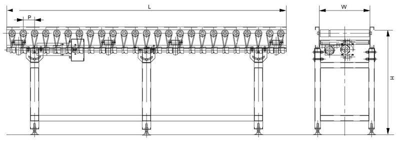 ناقل الأسطوانة المفردة