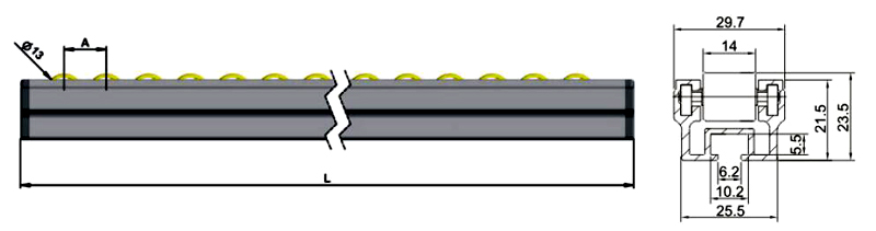 مسار عجلة تدفق الكرتون