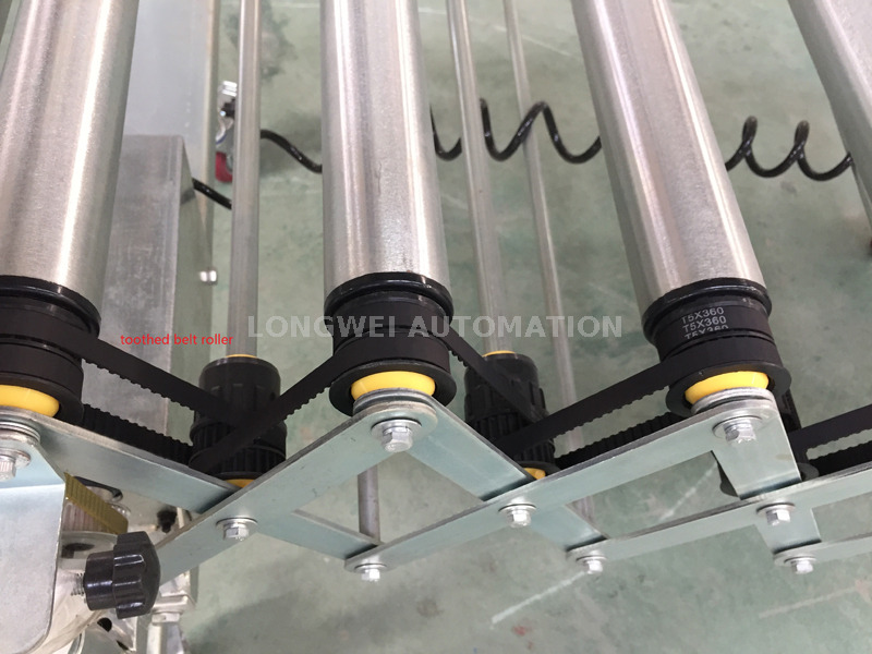 ناقل أسطوانة حزام مسنن مرن قابلة للتوسيع 