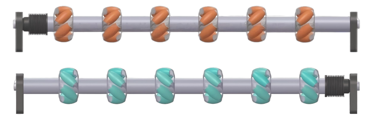 طريقة التثبيت لعجلات Mecanum