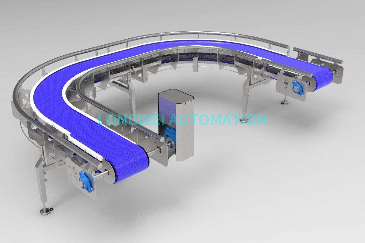 البلاستيك والفولاذ المقاوم للصدأ وحدات شبكة سلكية ناقلة بحزام