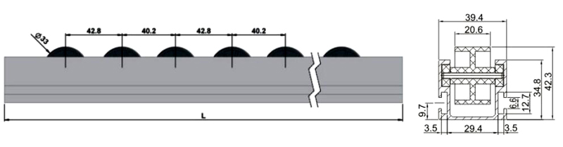 مسار عجلة تدفق الألومنيوم